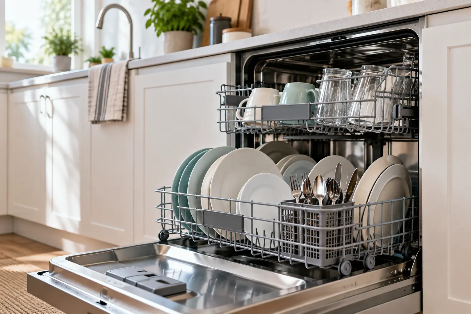 How much water does a dishwasher use